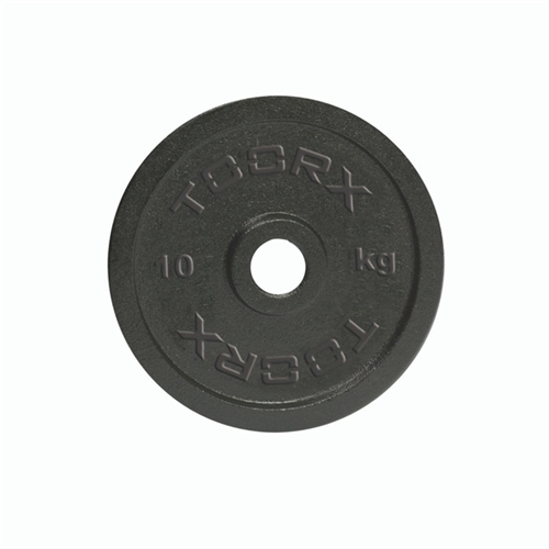  Toorx Vægtskive - 0,5 kg / Ø25 mm i sort støbejern